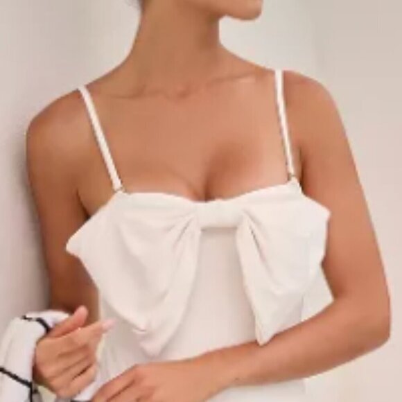 NWT Hutch Dita Bow One-Piece Swimsuit Anthropologie Size XS - Picture 2 of 3